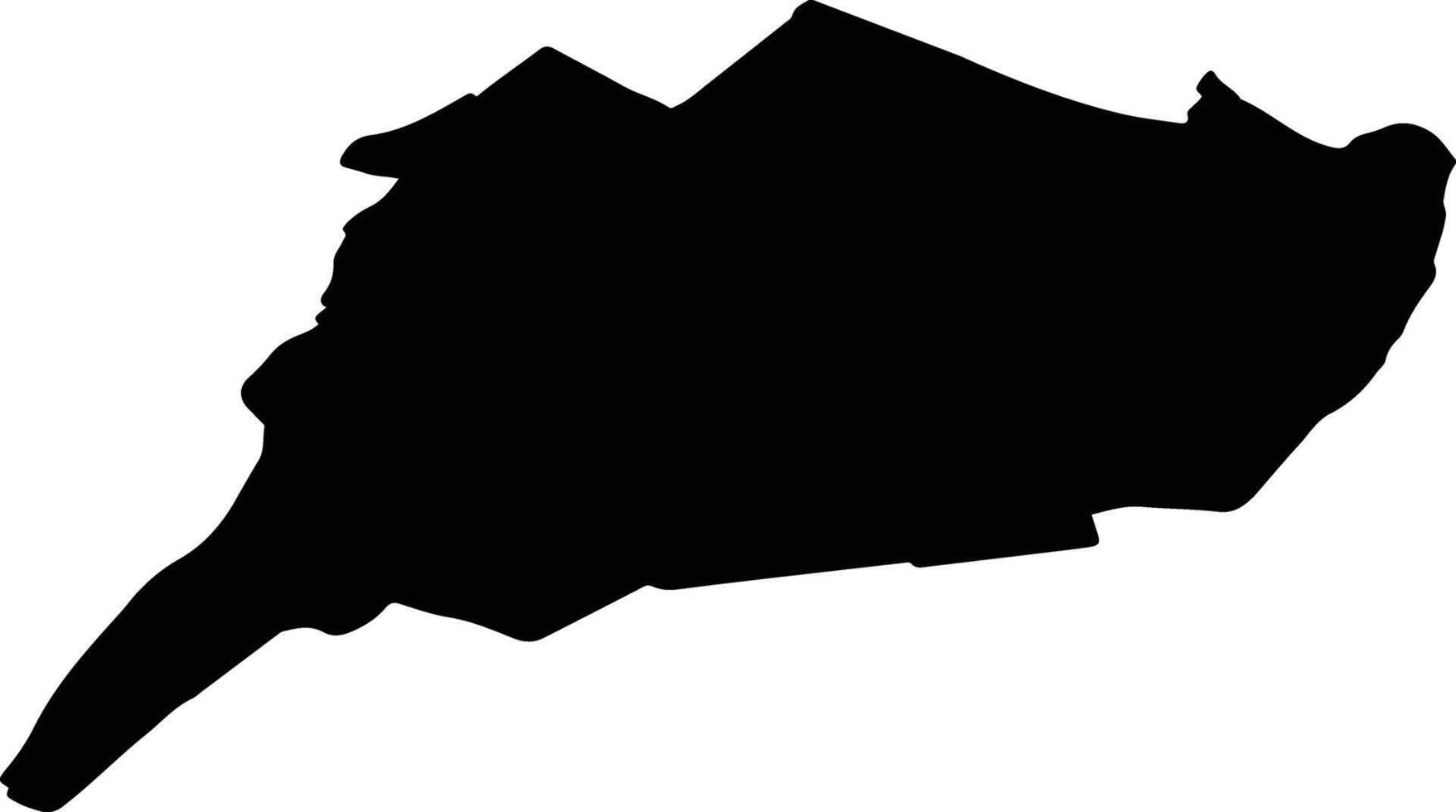 Beek Netherlands silhouette map vector