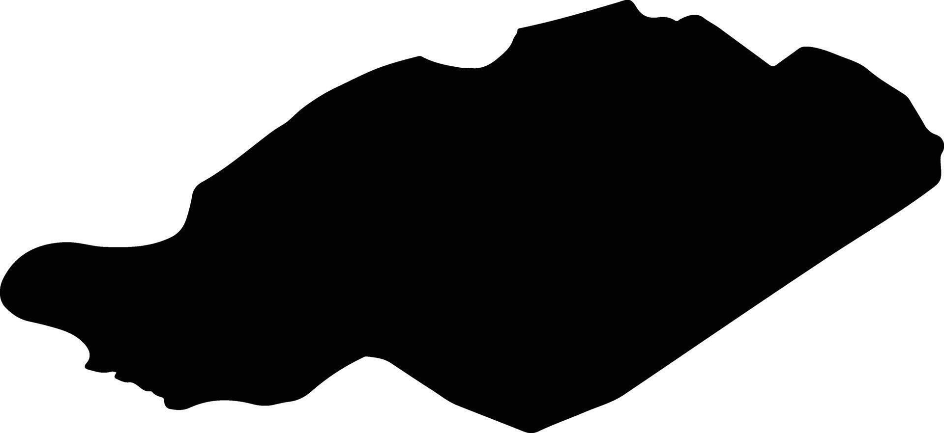 Beesel Netherlands silhouette map vector