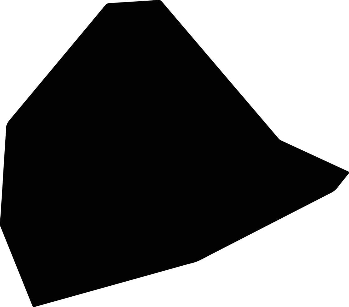 Beizhenmanzuzizhixian China silhouette map vector