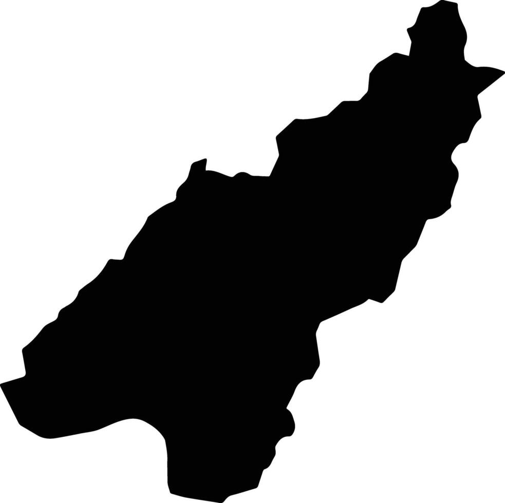 Beitou Taiwan silhouette map vector