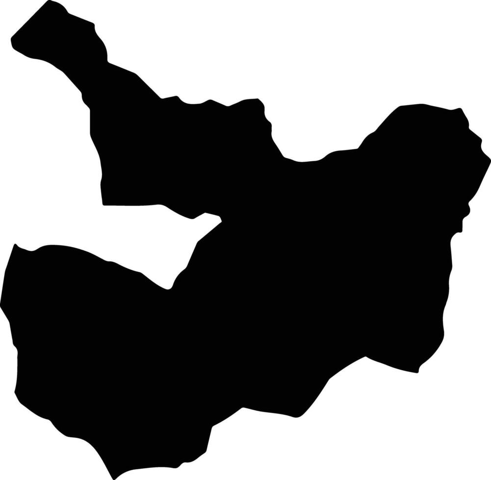 Belen Colombia silhouette map vector