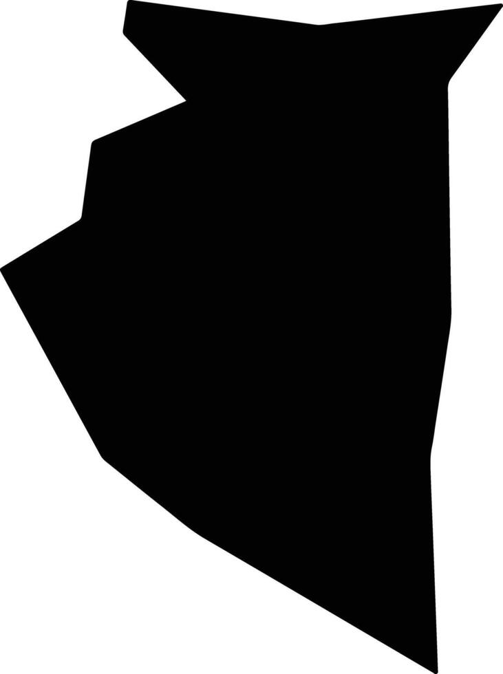 Beliel Sudan silhouette map vector