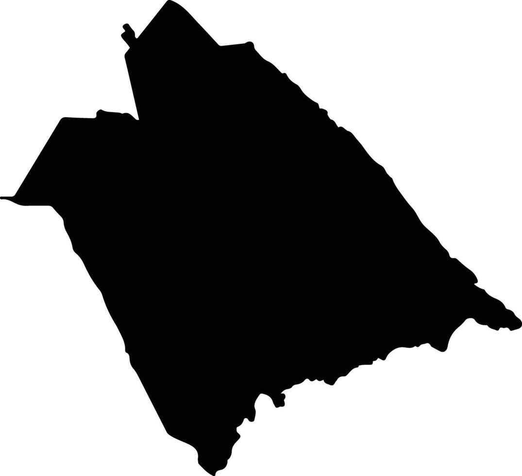 Belize Angola silhouette map vector