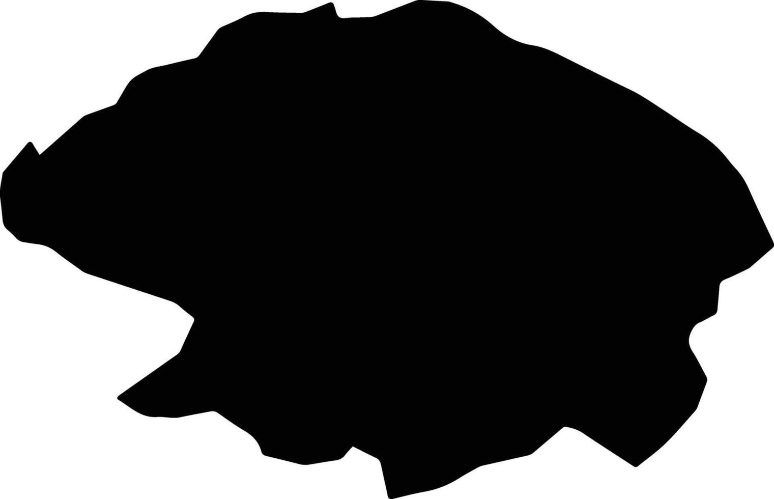 Belleh Liberia silhouette map vector