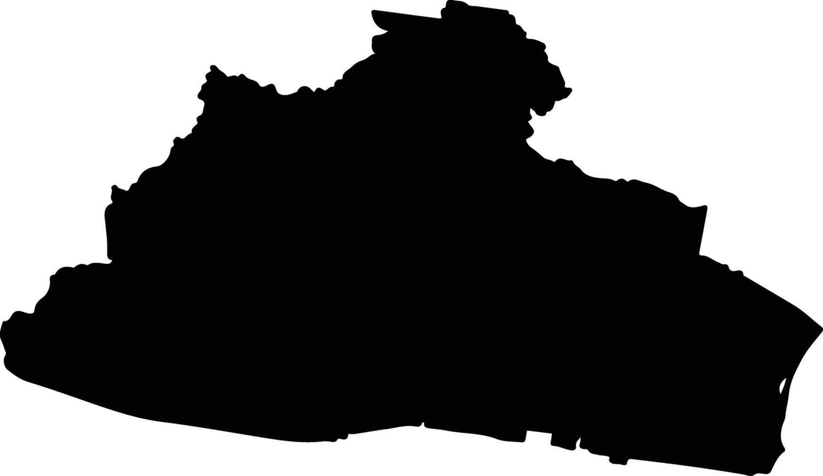 Bellingen Australia silhouette map vector