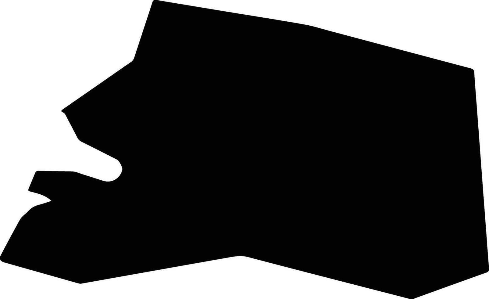 Belmonte Brazil silhouette map vector