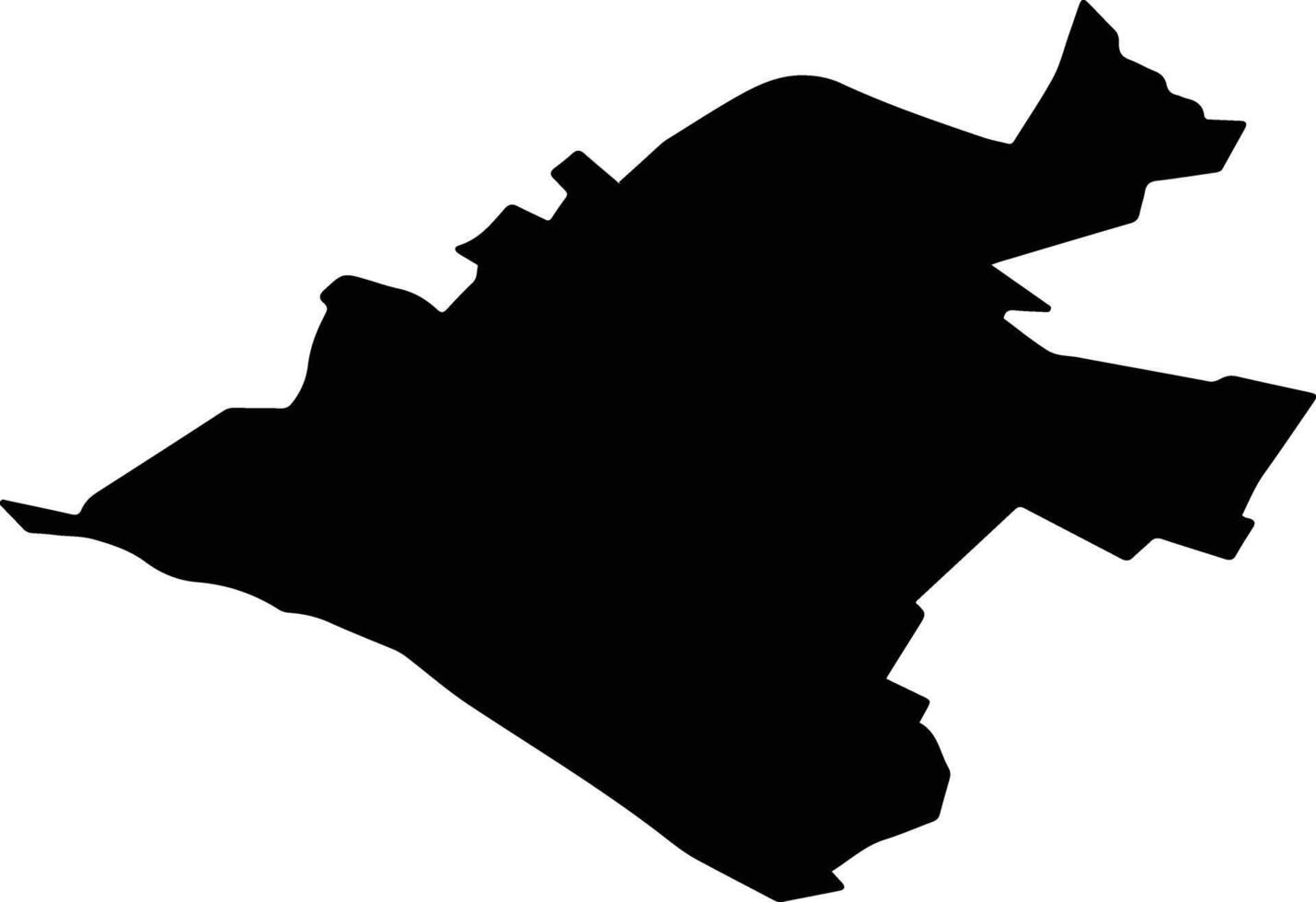 Beltinci Slovenia silhouette map vector