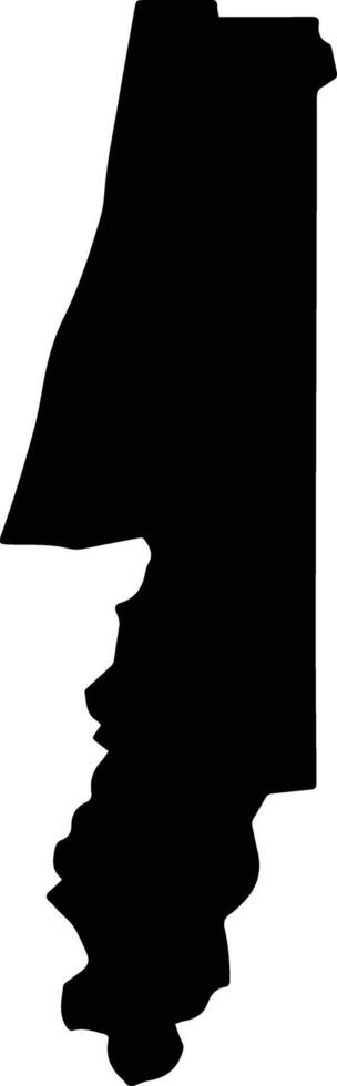 Belterra Brazil silhouette map vector