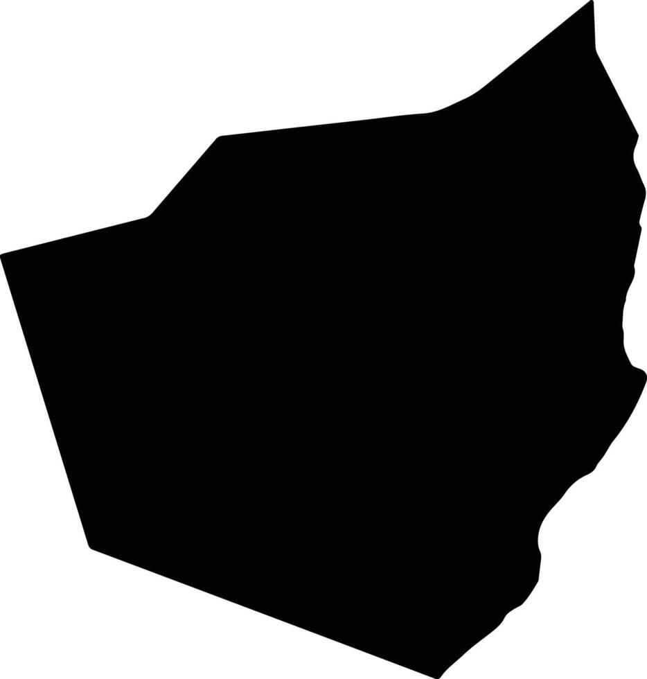 BENDER BAYLA Somalia silhouette map vector