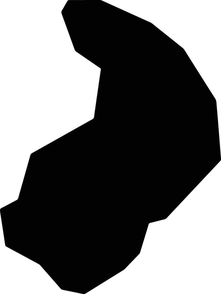 Benedito Novo Brazil silhouette map vector