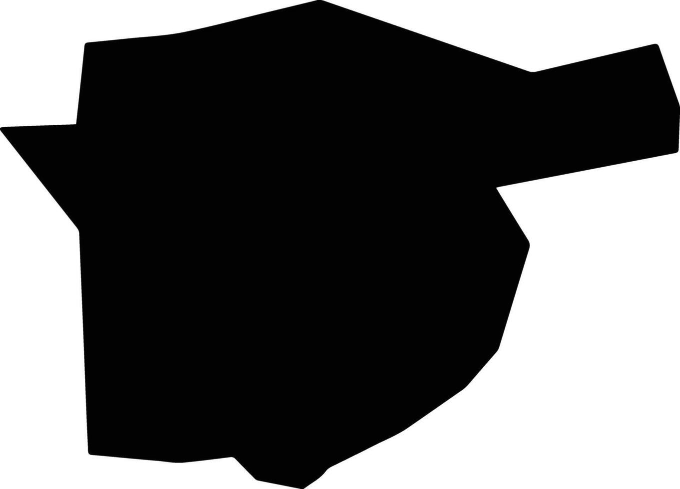 BERDALE Somalia silhouette map vector