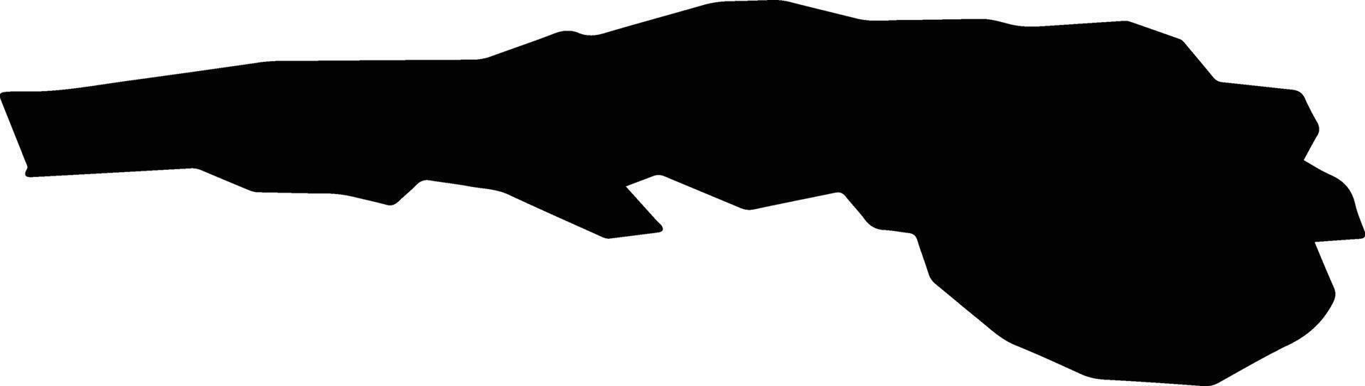 Berg Sweden silhouette map vector