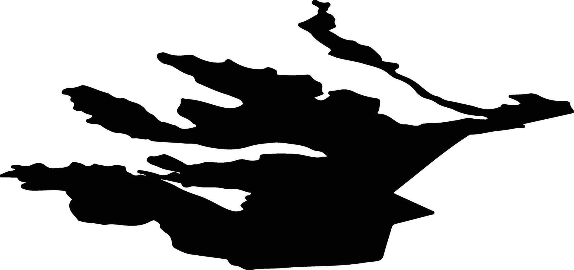 Berg nor Norway silhouette map vector
