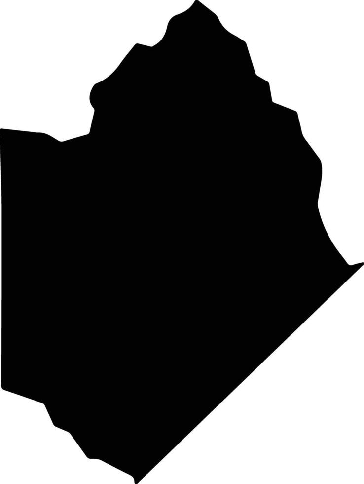 Berkshire Jamaica silhouette map vector