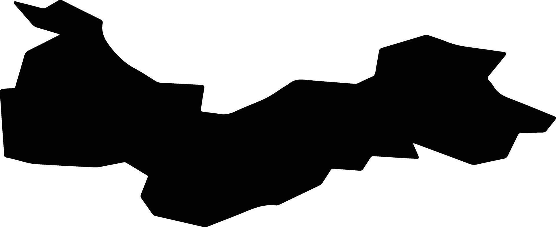 Beshankovichy Belarus silhouette map vector