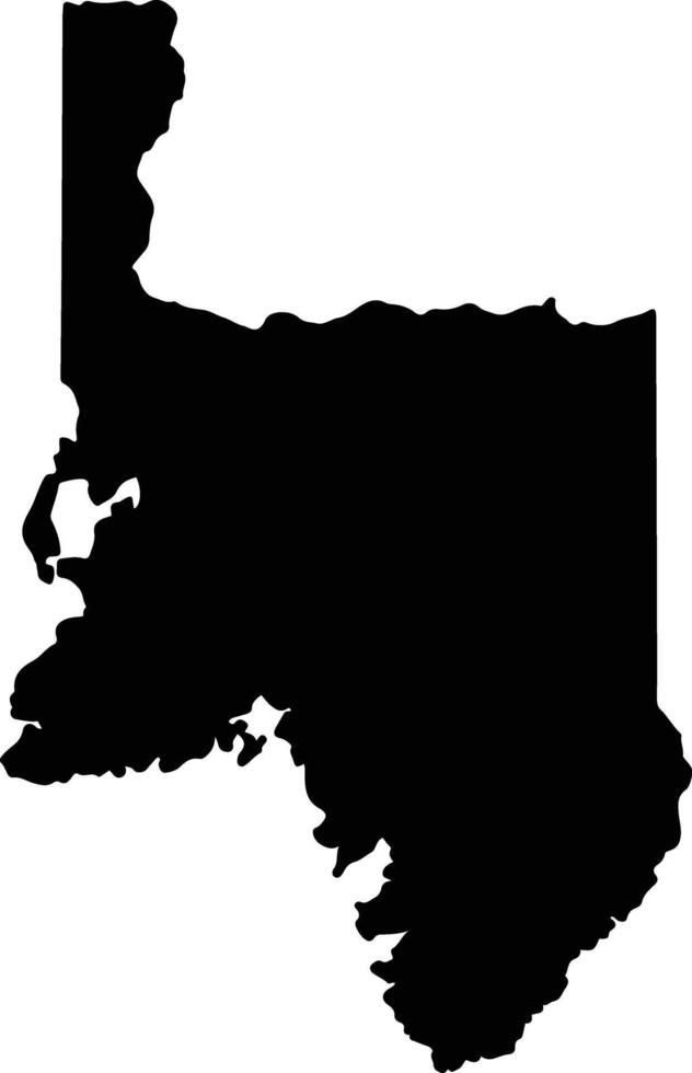 Besiko Panama silhouette map vector