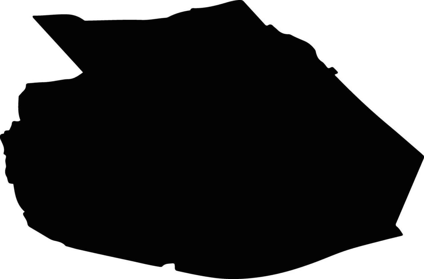 Best Netherlands silhouette map vector