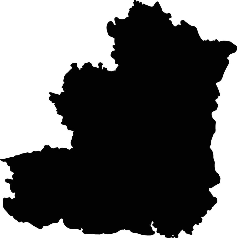 Betafo Madagascar silhouette map vector