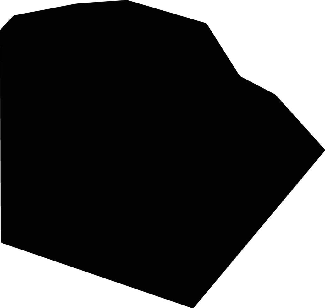 Bexar United States silhouette map vector