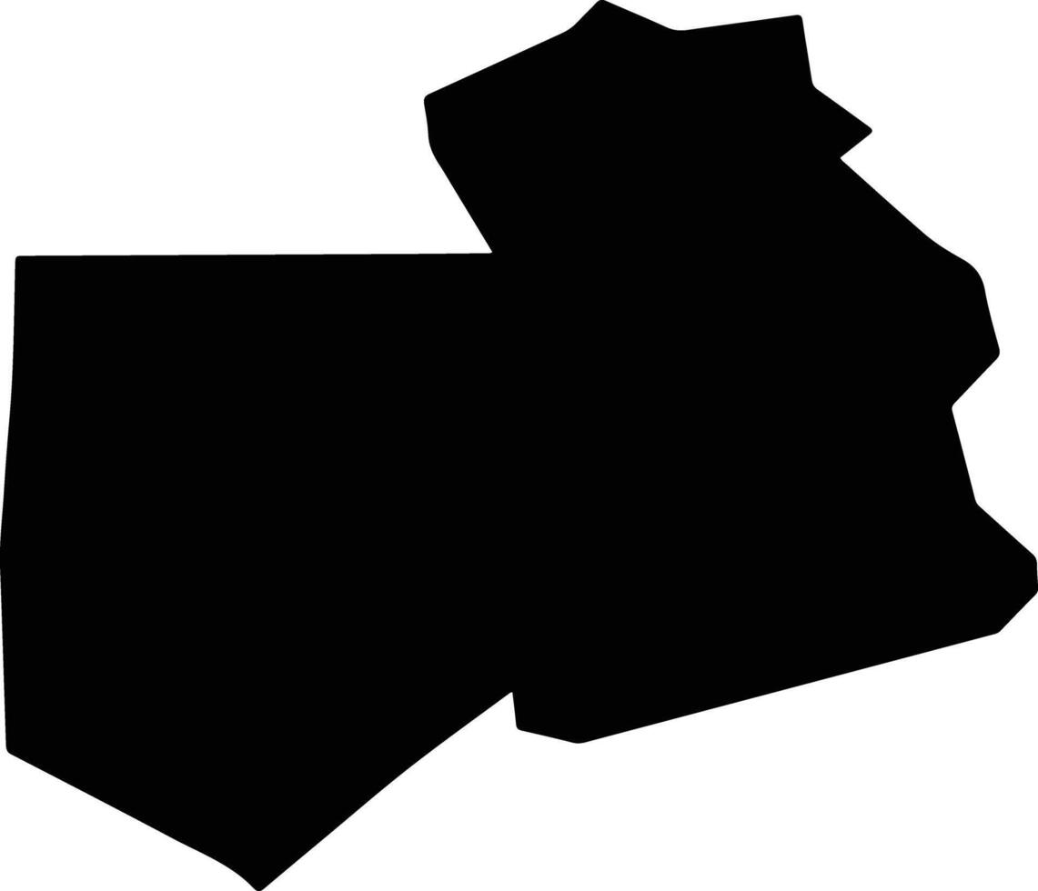 Beygee Iraq silhouette map vector