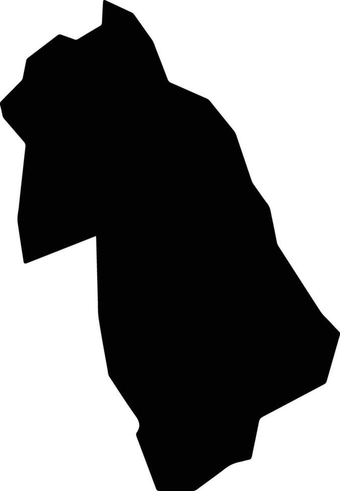 Biase Nigeria silhouette map vector