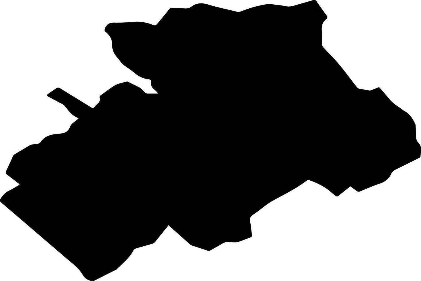 Bicske Hungary silhouette map vector