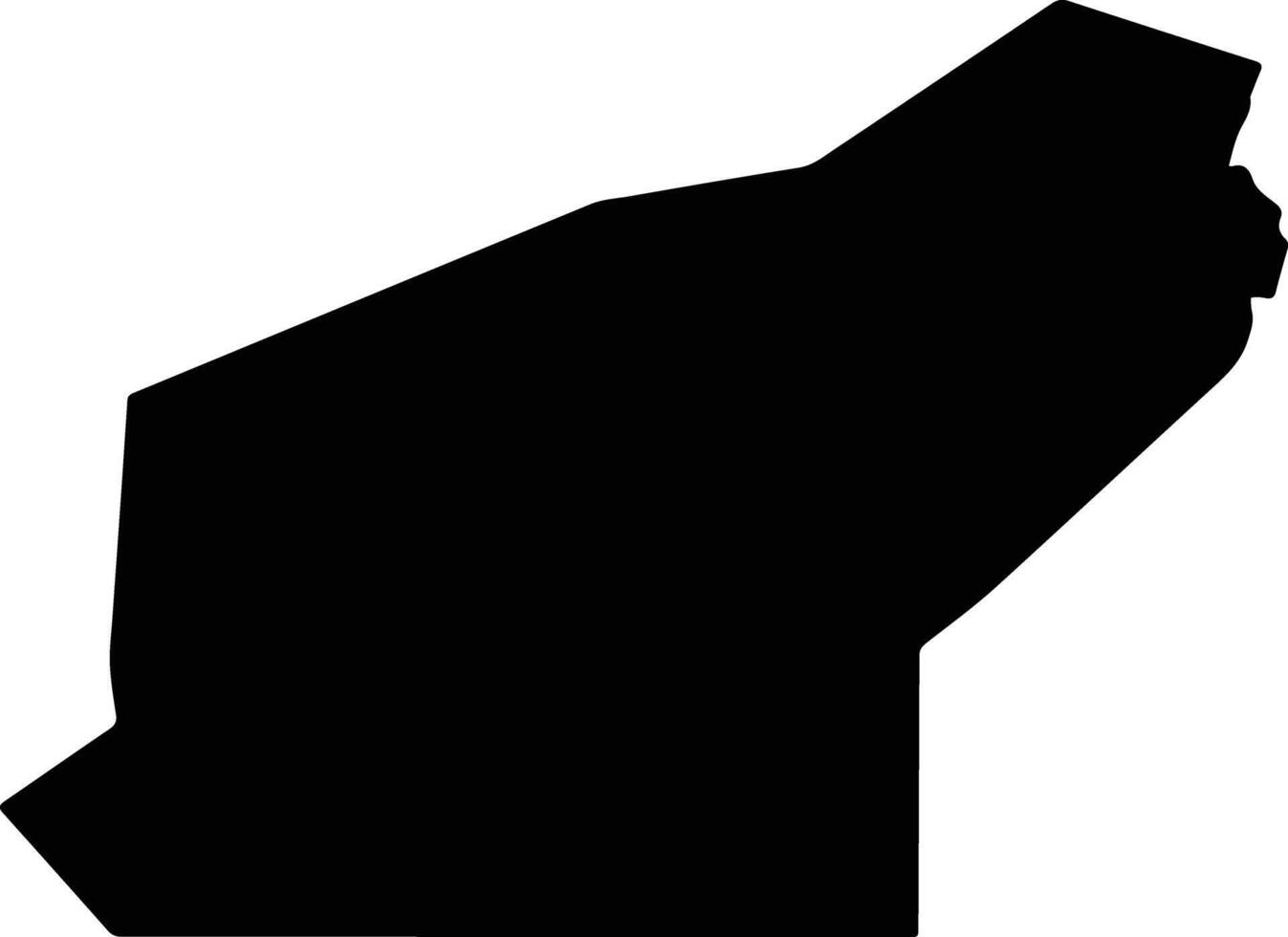 BICURGA Equatorial Guinea silhouette map vector