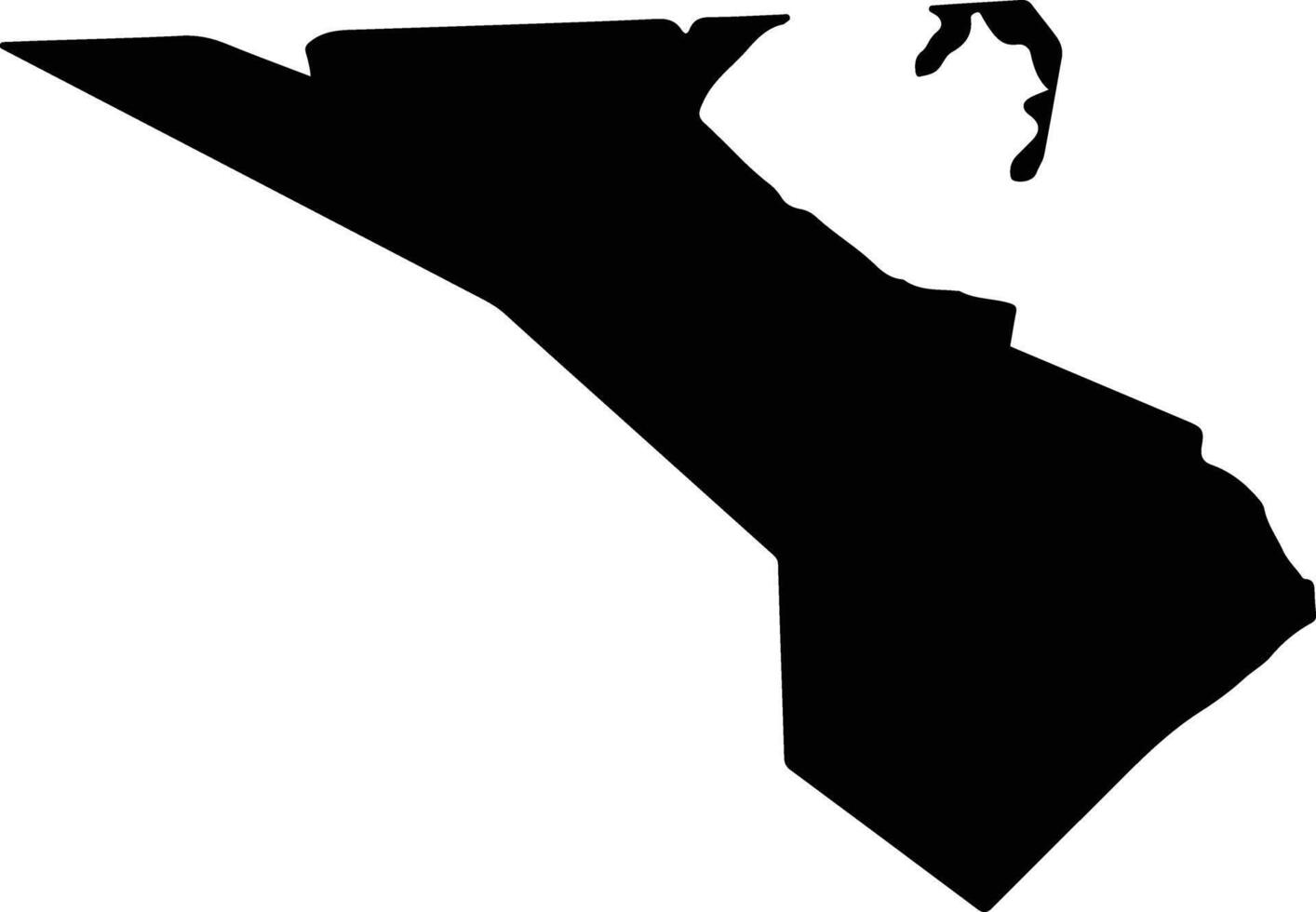 Bilhorod Dnistrovskyi Ukraine silhouette map vector