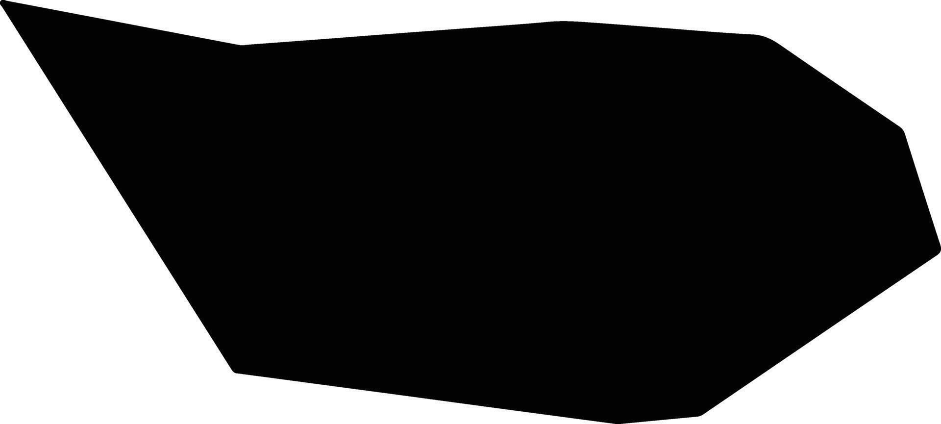 Bilohirsk Ukraine silhouette map vector