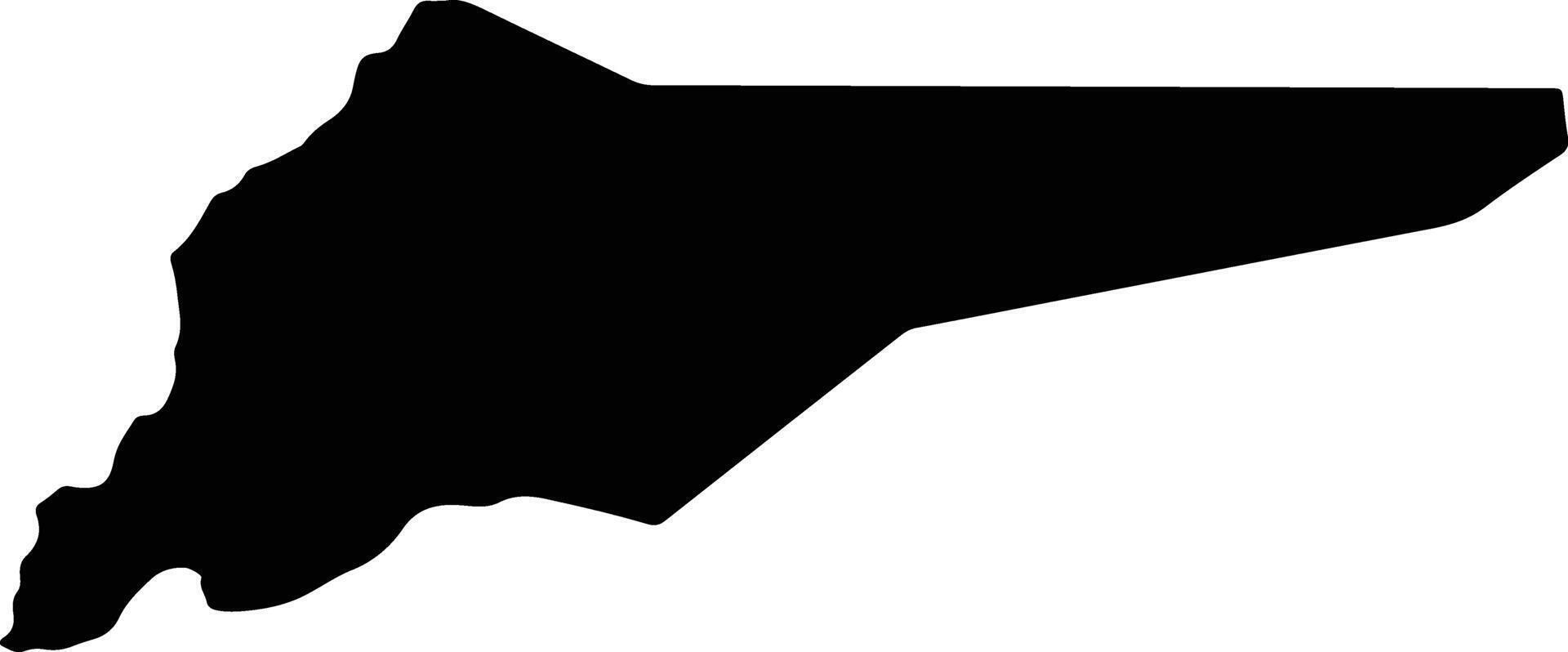 BITICA Equatorial Guinea silhouette map vector