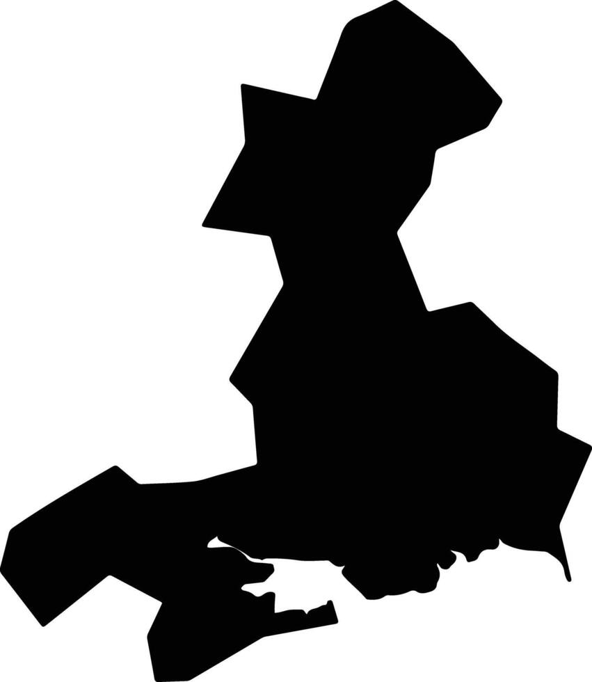 Bizen Japan silhouette map vector