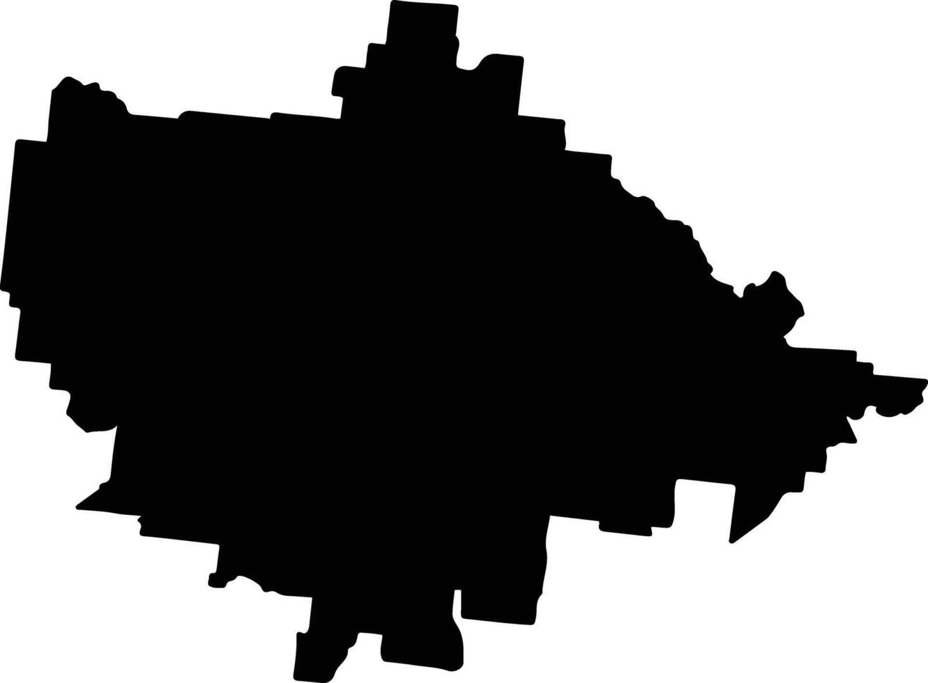 Blackall Tambo Australia silhouette map vector