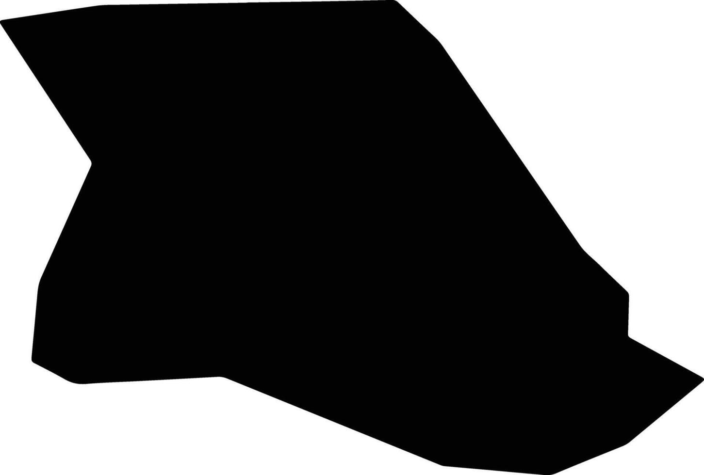 Bladen United States silhouette map vector