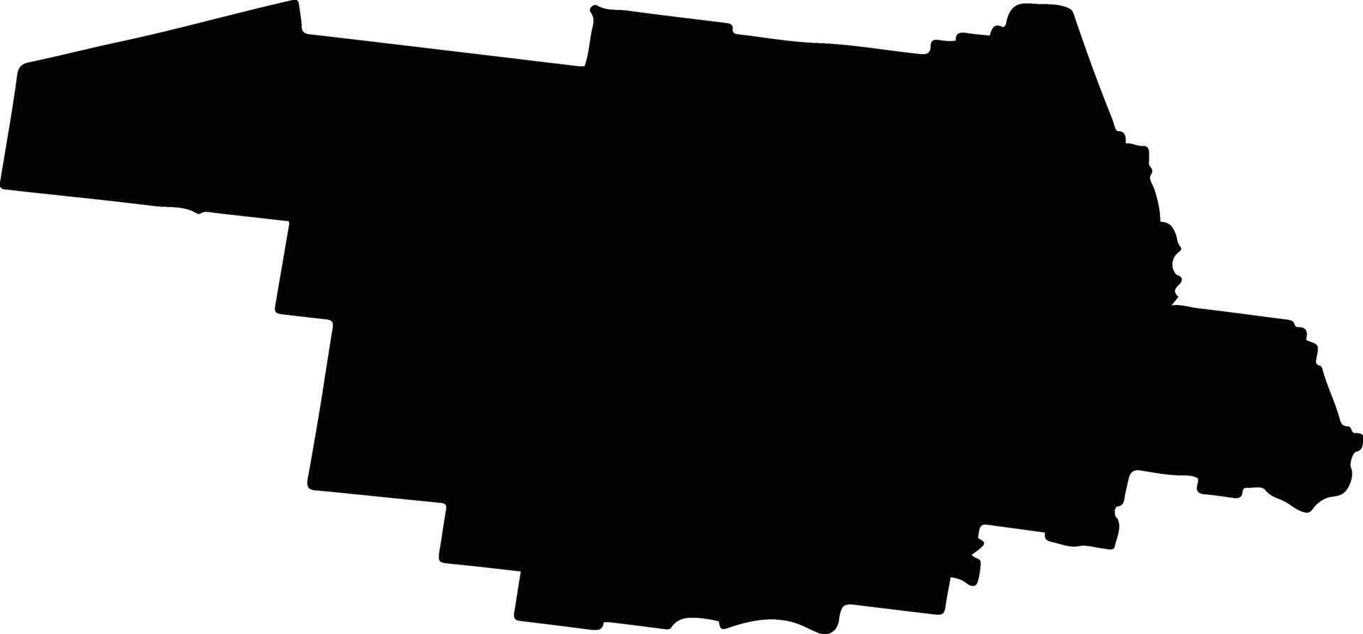 Bland Australia silhouette map vector