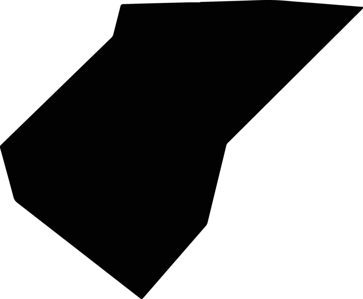 Bledsoe United States silhouette map vector