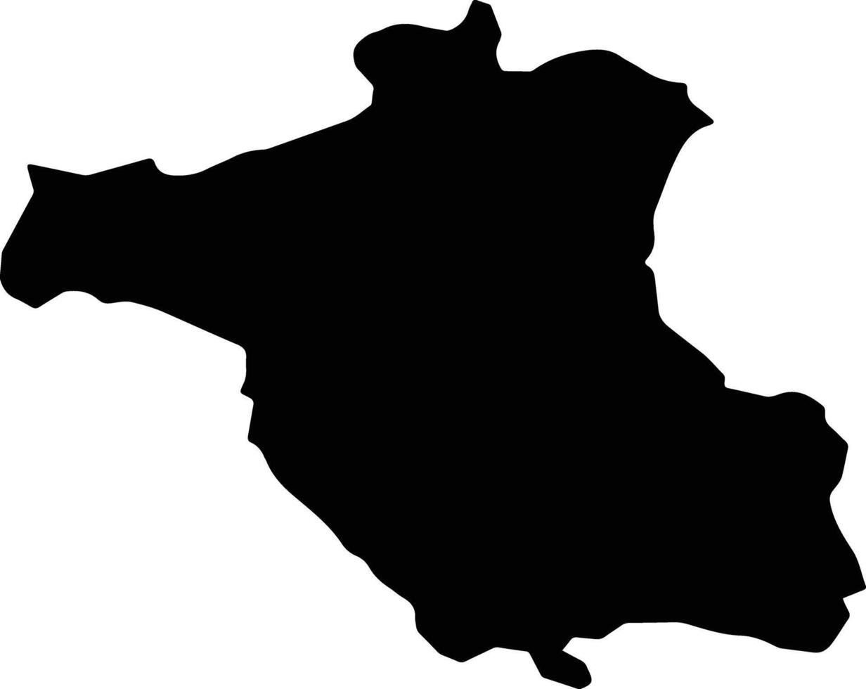 Blenio Switzerland silhouette map vector