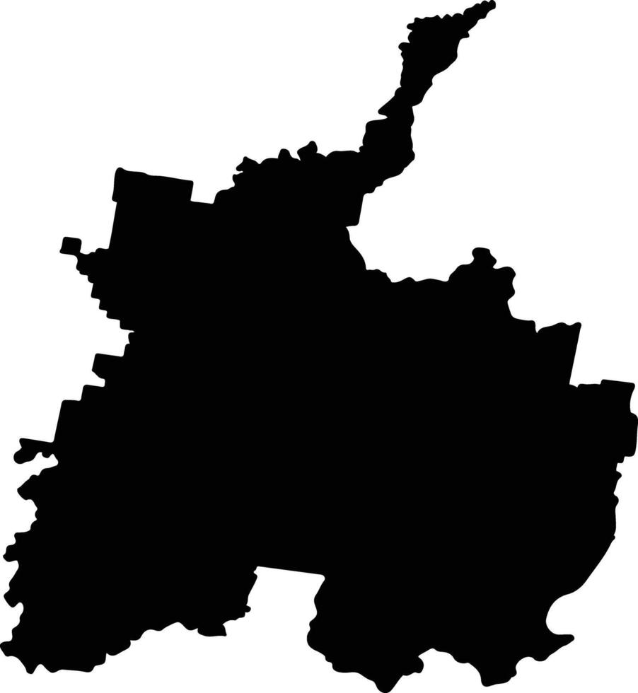 Blue Mountains Australia silhouette map vector
