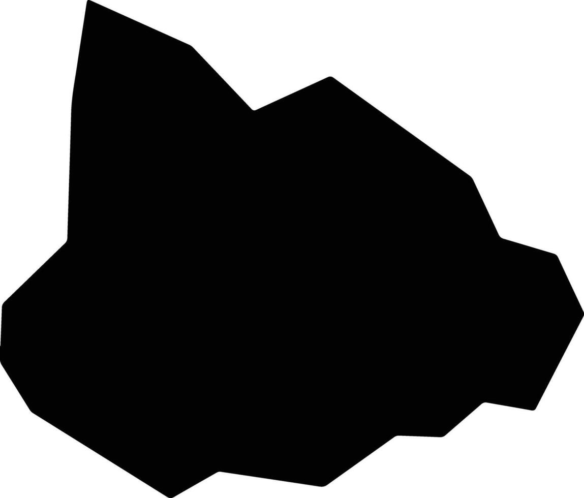 Bocaina Brazil silhouette map vector