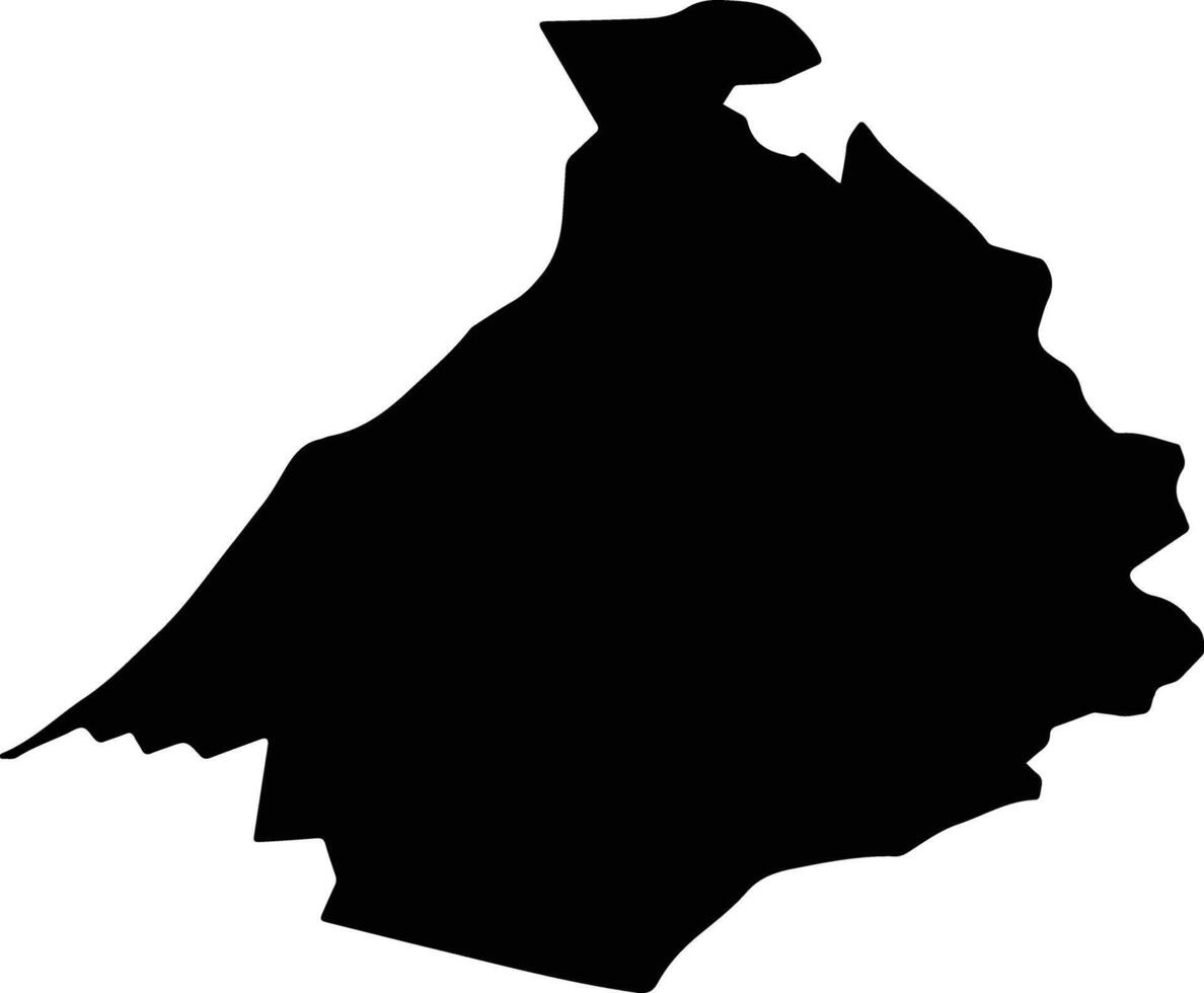 BOD Romania silhouette map vector