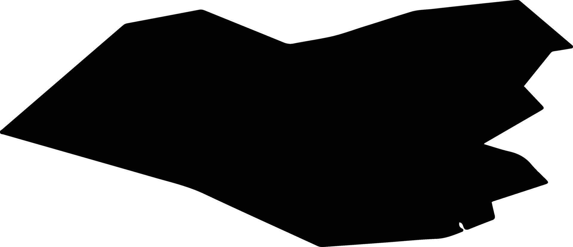 Boden Sweden silhouette map vector