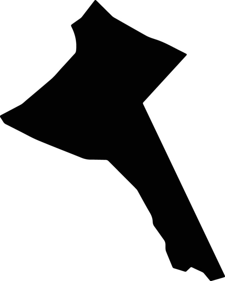 Bog Jamaica silhouette map vector