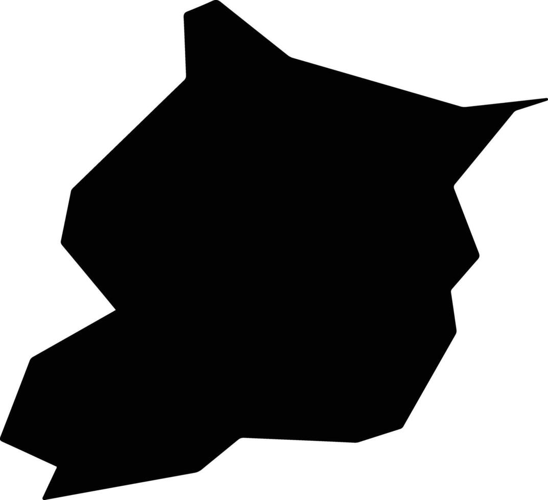 Boinsen Liberia silhouette map vector