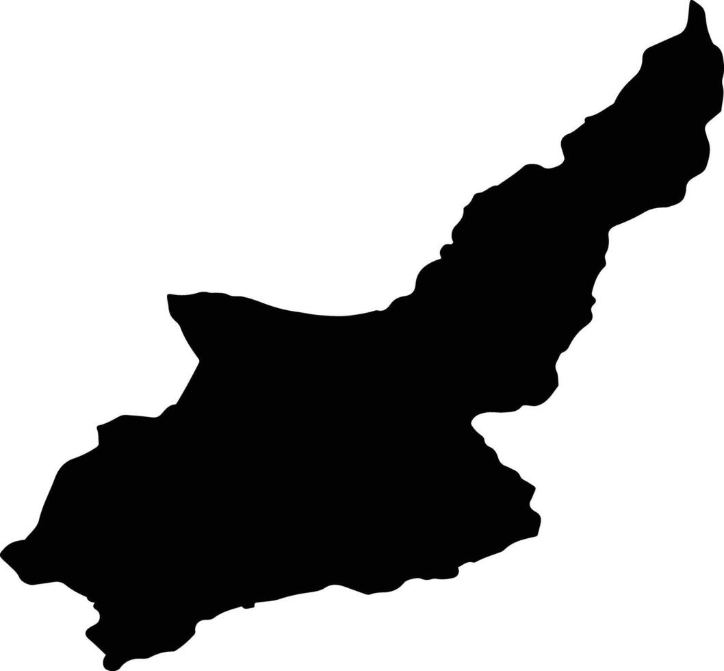 BOISOARA Romania silhouette map vector
