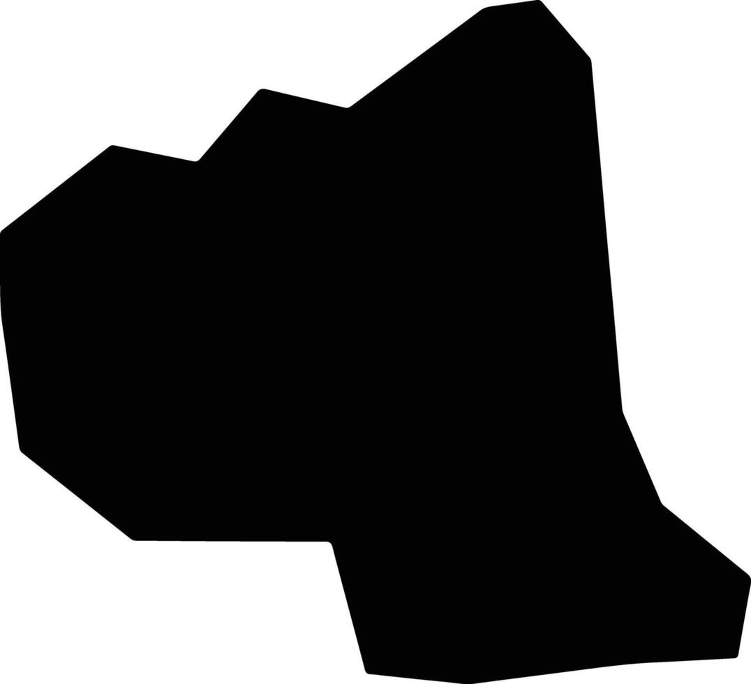 Boituva Brazil silhouette map vector