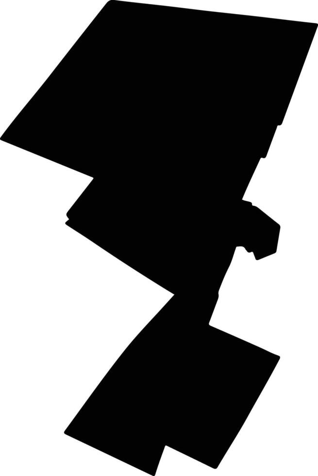 BOLDU Romania silhouette map vector
