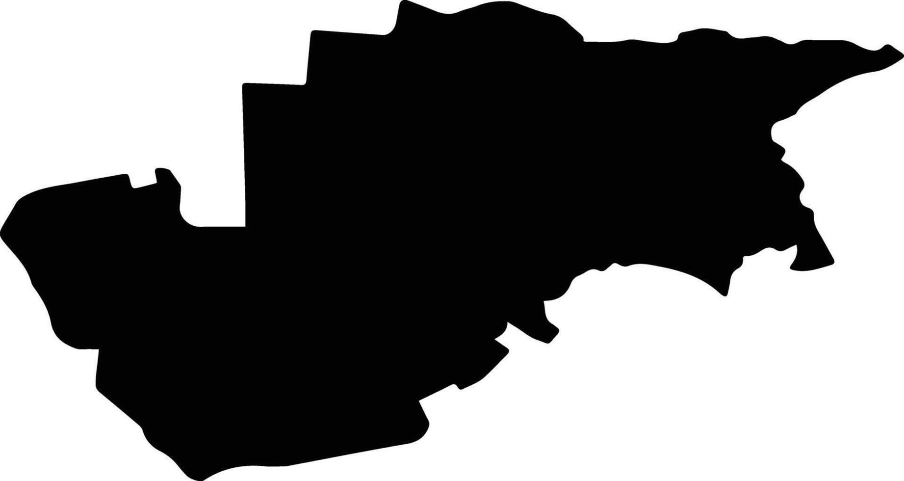 BOLDESTI SCAENI Romania silhouette map vector