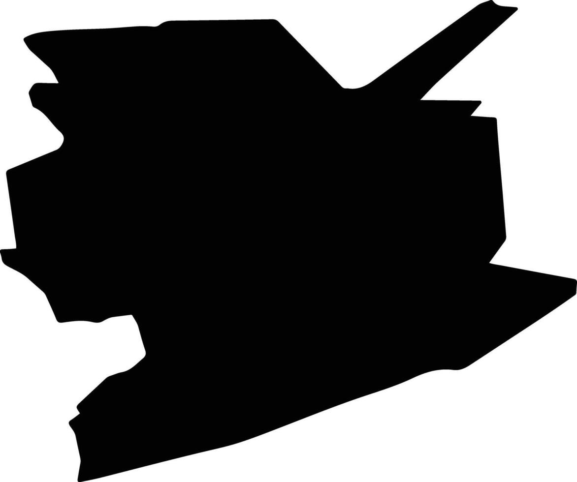 BOLINTIN DEAL Romania silhouette map vector