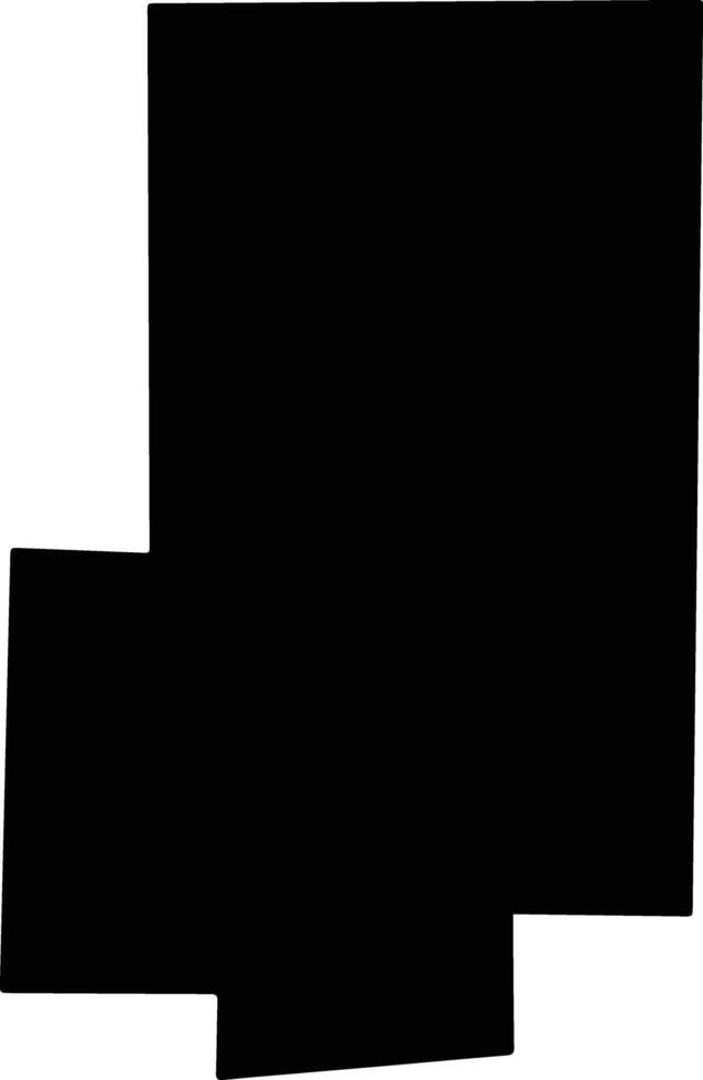 Bollinger United States silhouette map vector