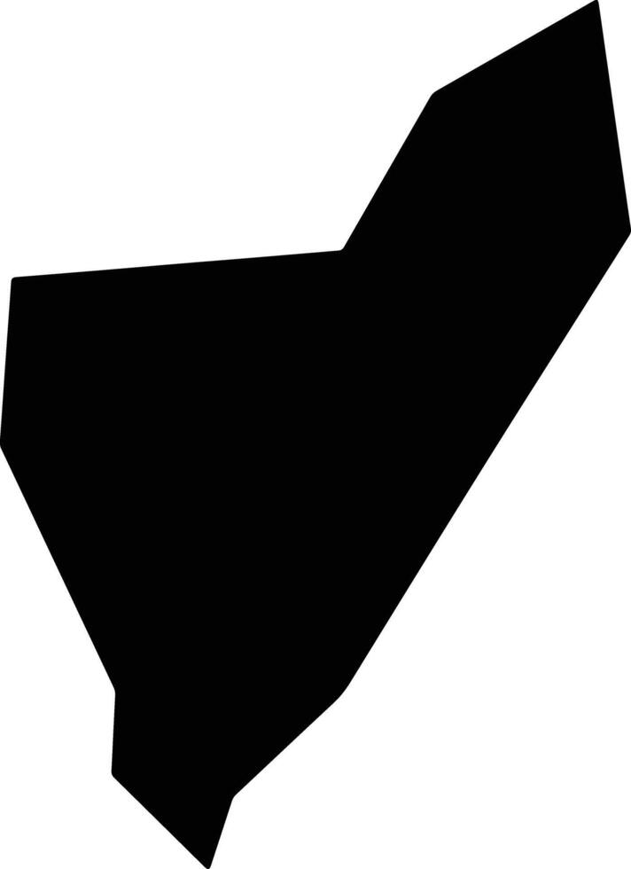 Bolloh Liberia silhouette map vector
