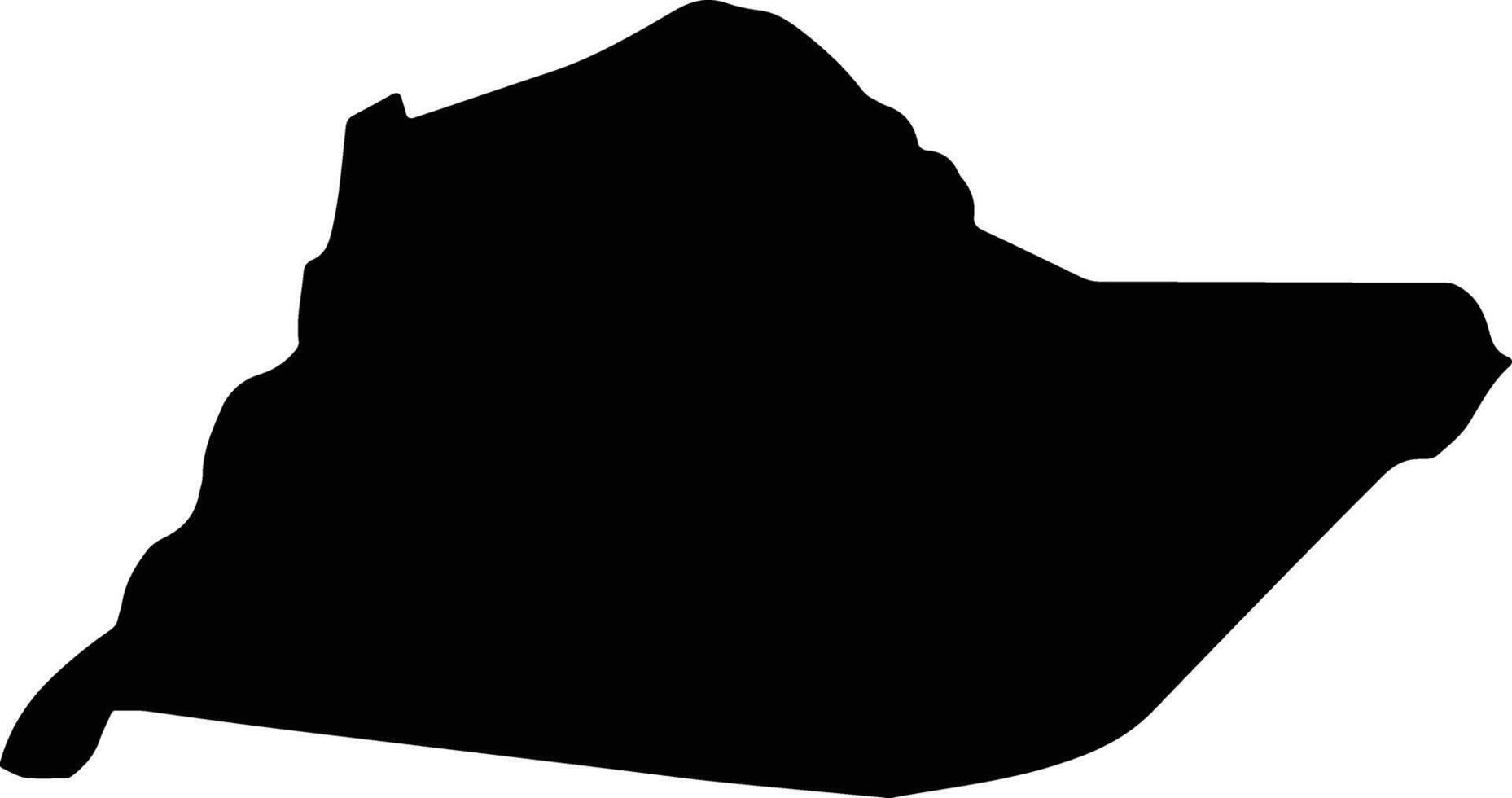 Bolvadin Turkey silhouette map vector